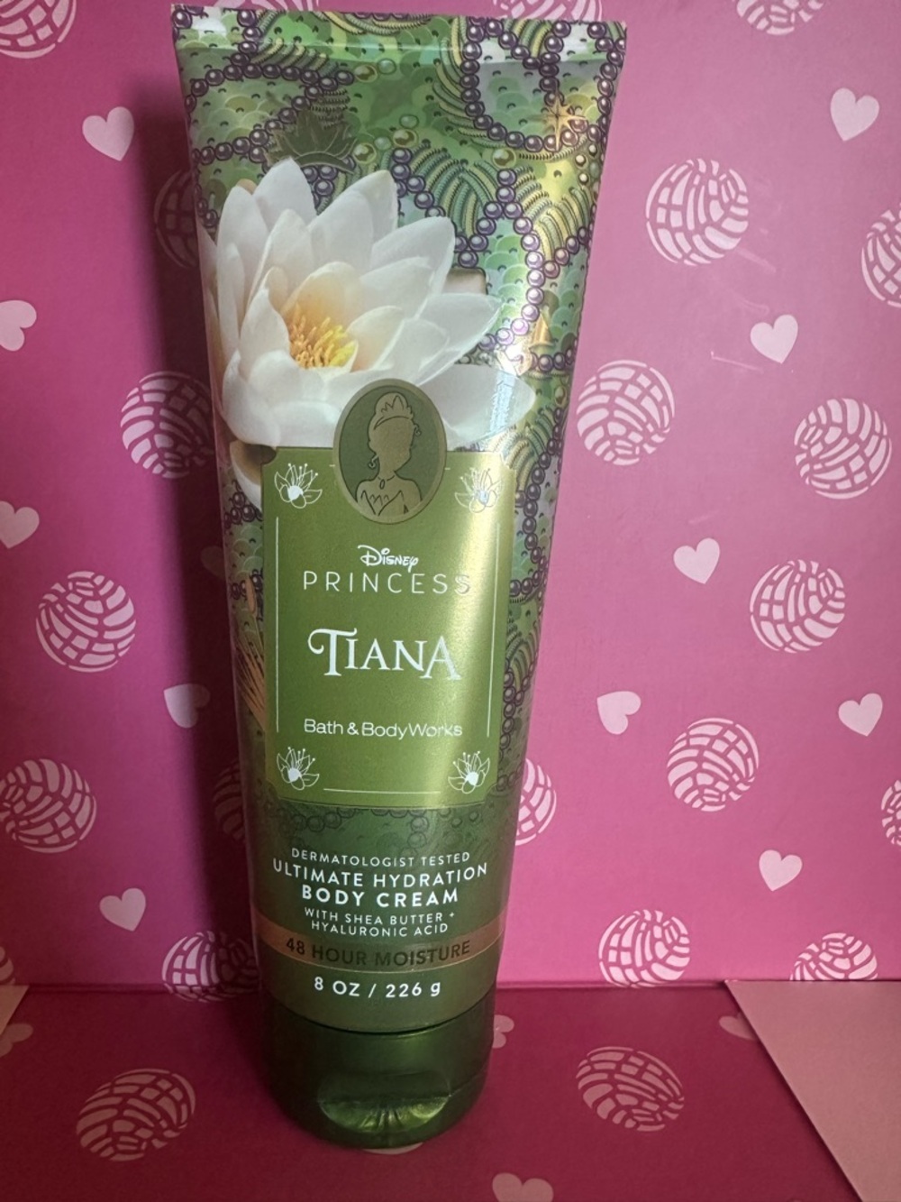 Bath & Body Works Tiana Body Cream - Green and White